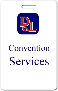 convention services badge